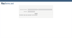 Desktop Screenshot of mailadmin.macserve.net